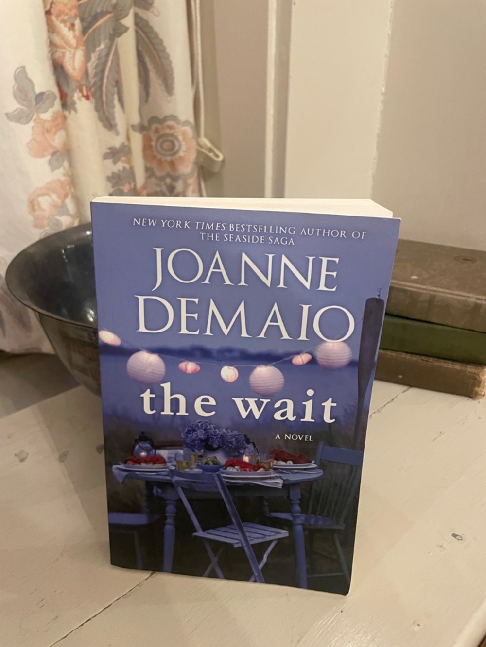 Joanne DeMaio "the wait" Paperback - Purple Cover